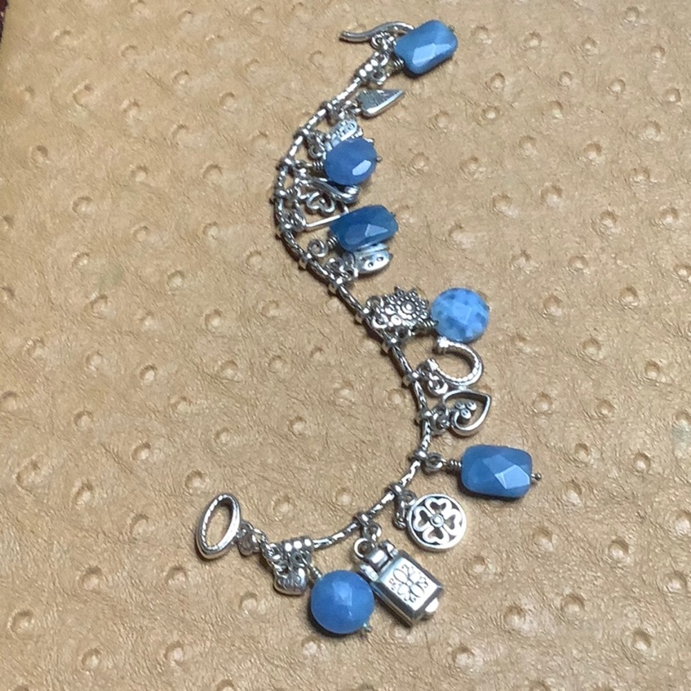 😍Brighton Shades of Blue Charm Bracelet 😍NWOT